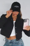 Actions Talk Cap Black