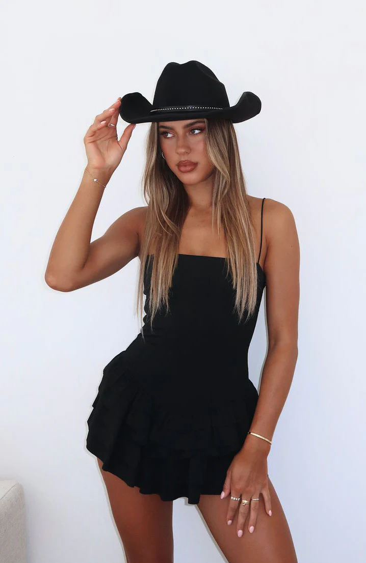 Country Roots Western Hat Black Country Roots Western Hat Black