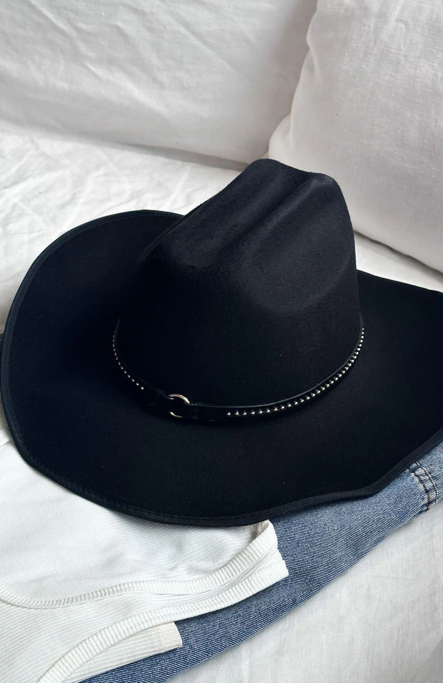 Country Roots Western Hat Black Country Roots Western Hat Black