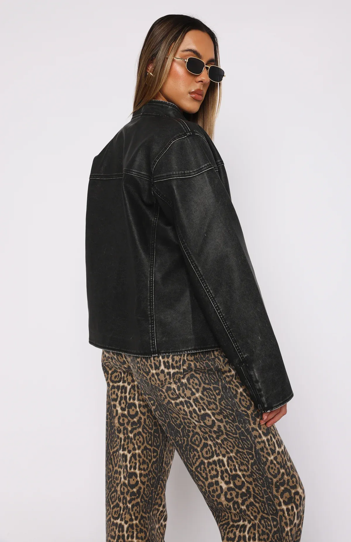 Dazed PU Jacket Black Dazed PU Jacket Black