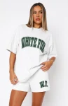 Decade Classics Varsity Oversized Tee Grey Marle (3)