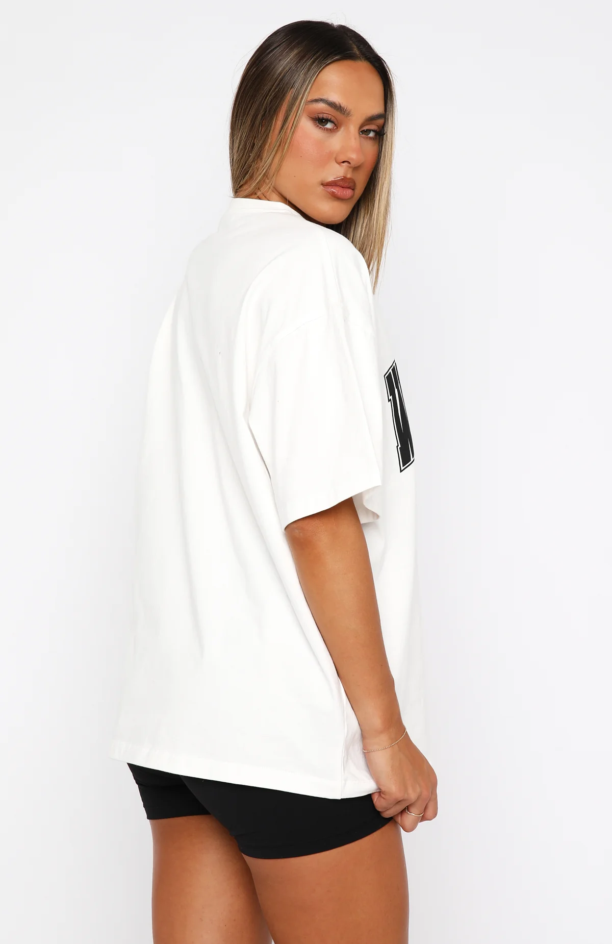 Decade Classics Varsity Oversized Tee White (1) Decade Classics Varsity Oversized Tee White