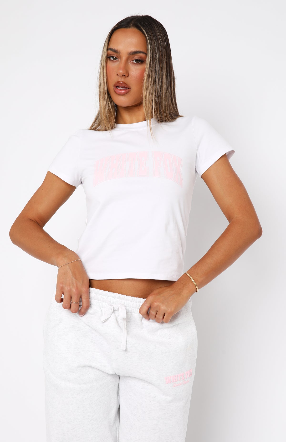 Decade Classics Varsity Relaxed Baby Tee White8 Decade Classics Varsity Relaxed Baby Tee White