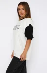 Fearlessly Flying Oversized Tee Grey Marle (3)