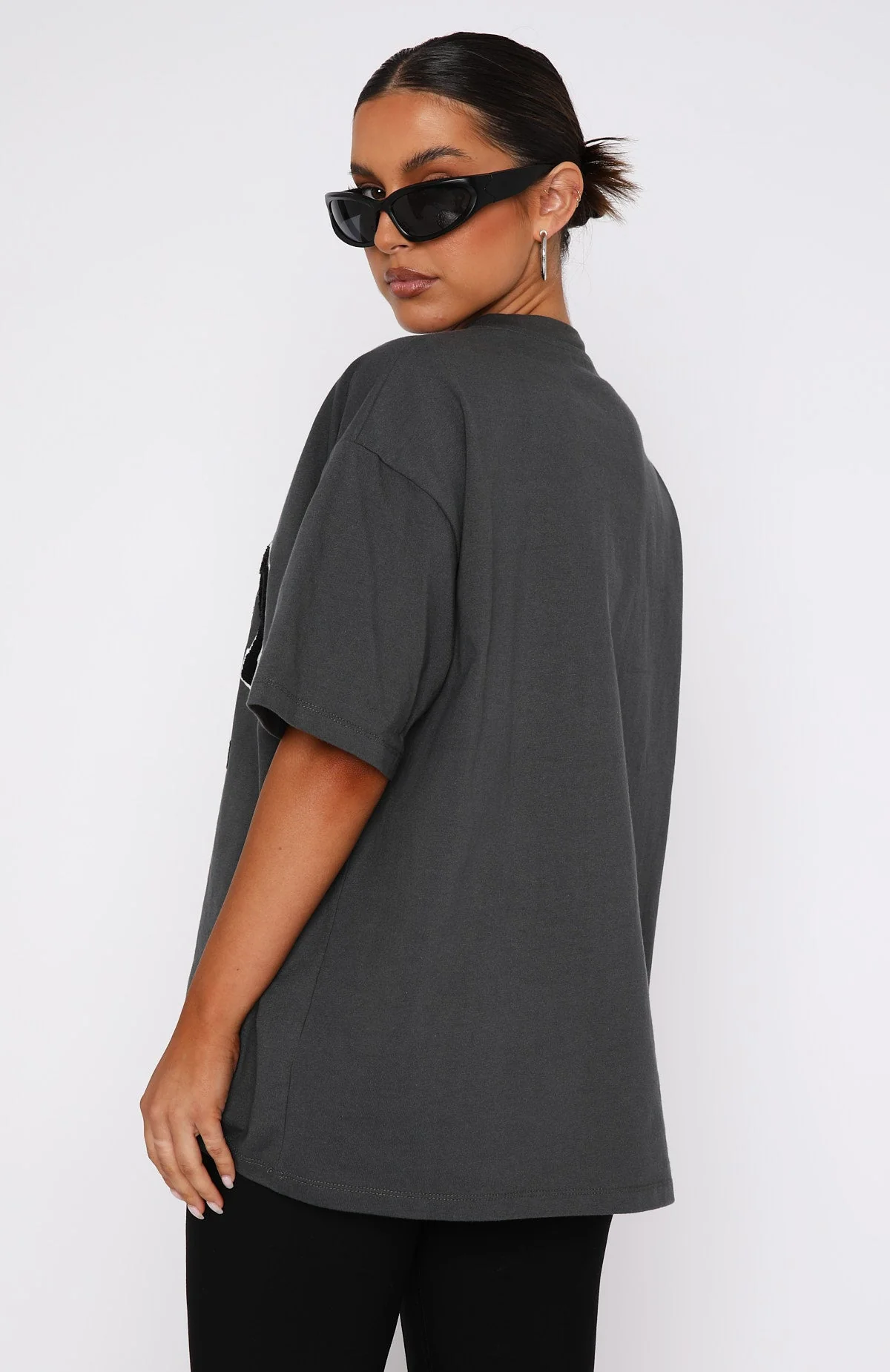 Give It Away Oversized Tee Charcoal (1) Give It Away Oversized Tee Charcoal