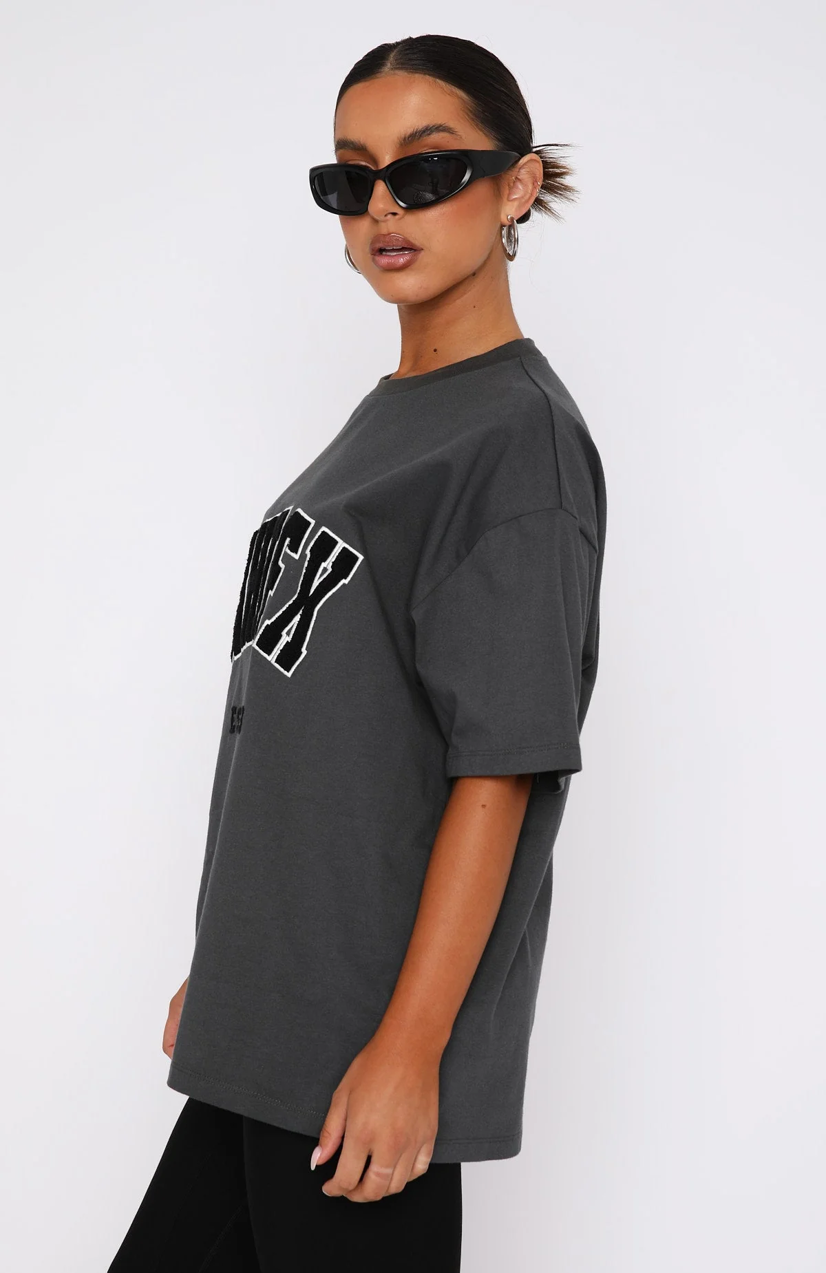 Give It Away Oversized Tee Charcoal (2) Give It Away Oversized Tee Charcoal