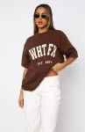 Give It Away Oversized Tee Espresso (4)