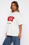 Give It Away Oversized Tee Grey MarleRed (3)