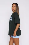 Happy To Be Here Oversized Tee Forest Green (3)