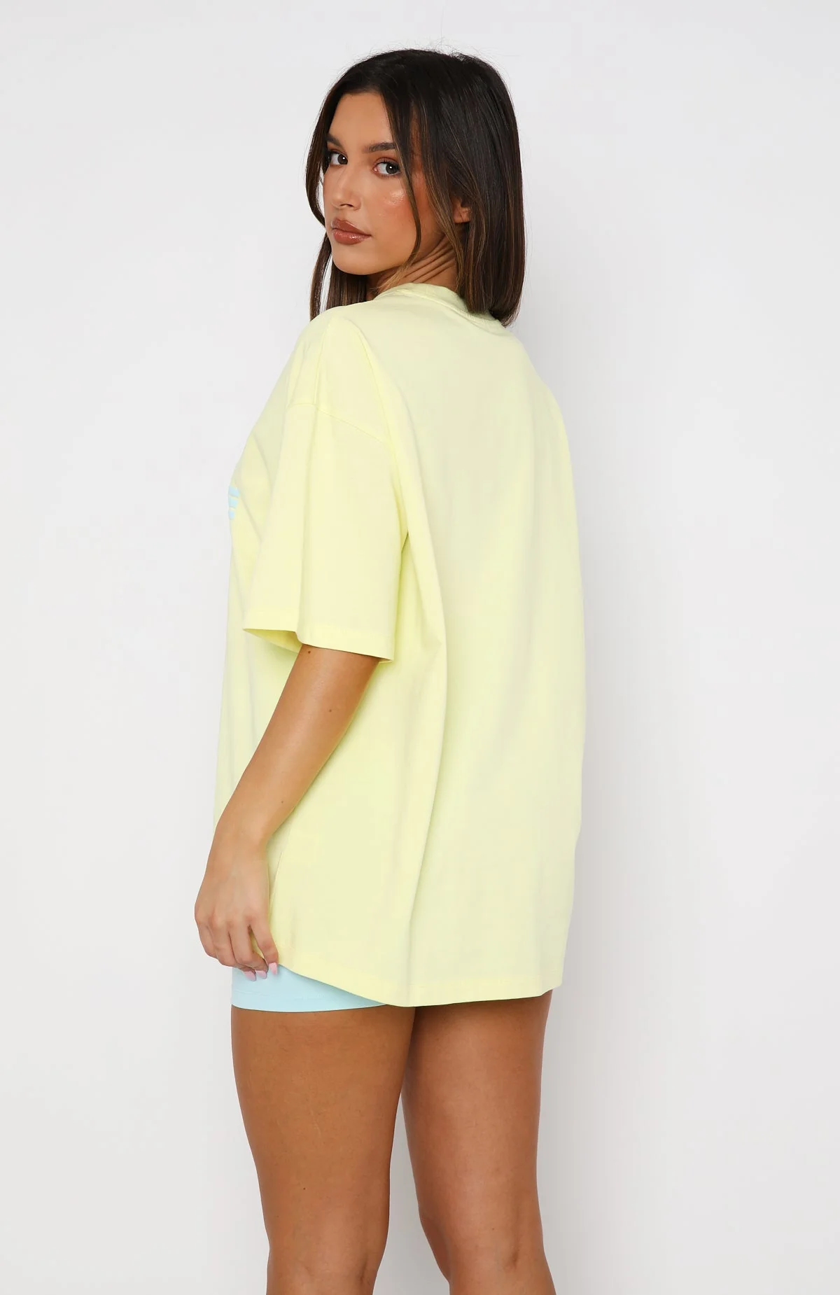 Look On The Bright Side Oversized Tee Lemon (1) Look On The Bright Side Oversized Tee Lemon