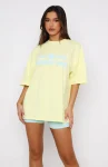 Look On The Bright Side Oversized Tee Lemon (4)