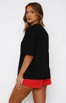 Looking For More Oversized Tee Black (4)