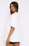 Looking For More Oversized Tee White (3)