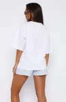 Looking For More Oversized Tee White (4)