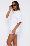 Looking For More Oversized Tee White (4)