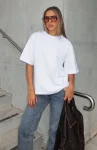 Looking For More Oversized Tee White
