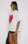 Love Burst Oversized Tee Grey Marle (4)