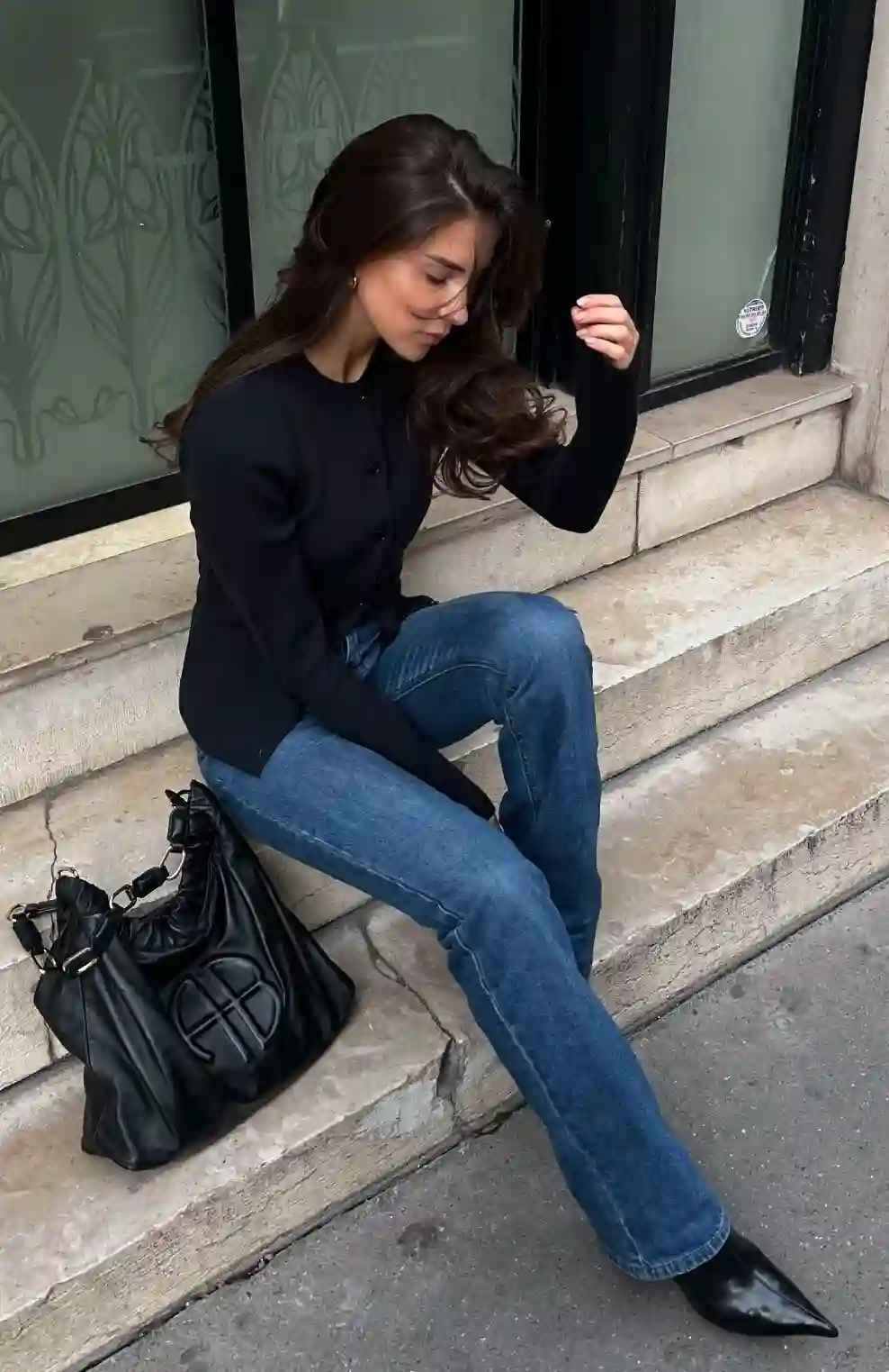 Millie High Rise Bootleg Jeans Dark Blue Millie High Rise Bootleg Jeans Dark Blue