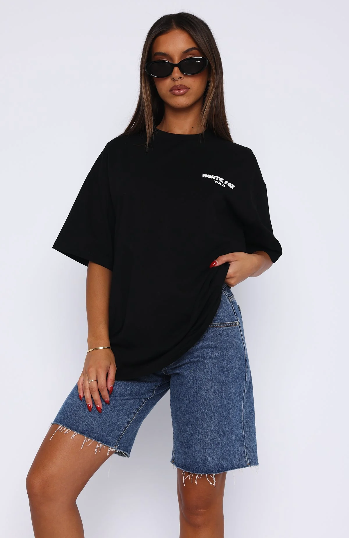 Offstage Oversized Tee Black (3)
