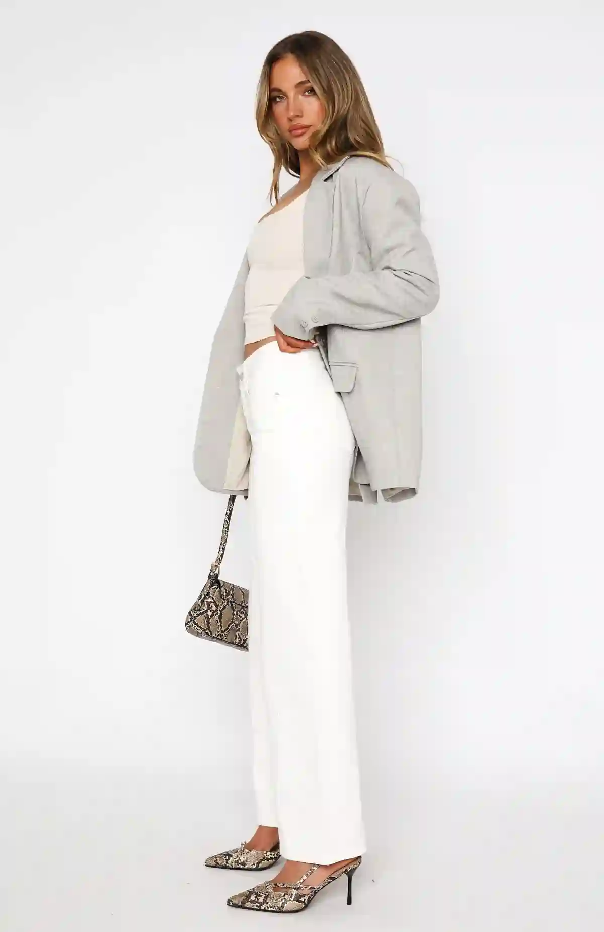 Sofia Mid Rise Wide Leg Jeans White Sofia Mid Rise Wide Leg Jeans White
