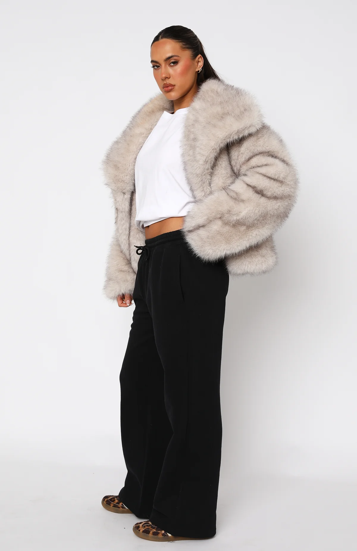 Stick With Me Wide Leg Sweatpants Black Stick With Me Wide Leg Sweatpants Black