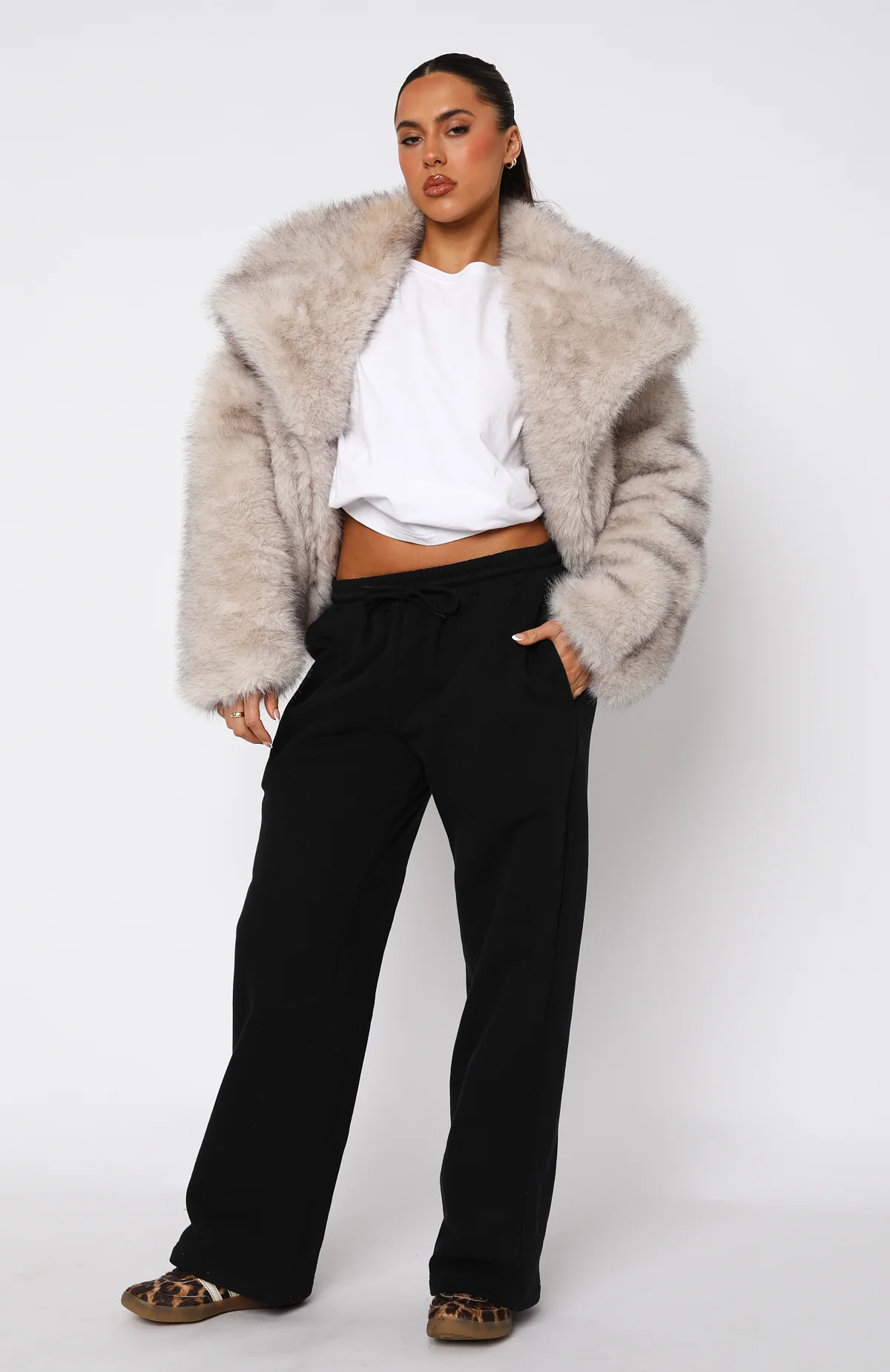 Stick With Me Wide Leg Sweatpants Black Stick With Me Wide Leg Sweatpants Black