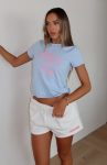 With Love & Kisses Relaxed Baby Tee Baby Blue11