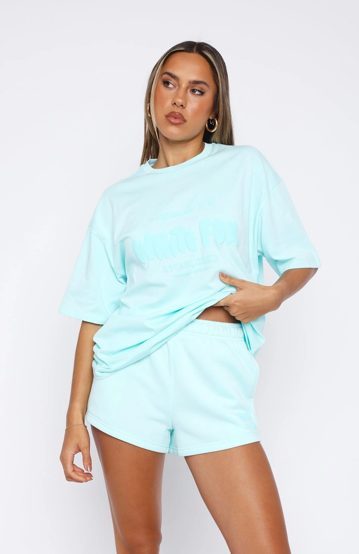 Capsule 9 Star Of The Moment Lounge Shorts Mint Capsule 9 Star Of The Moment Lounge Shorts Mint