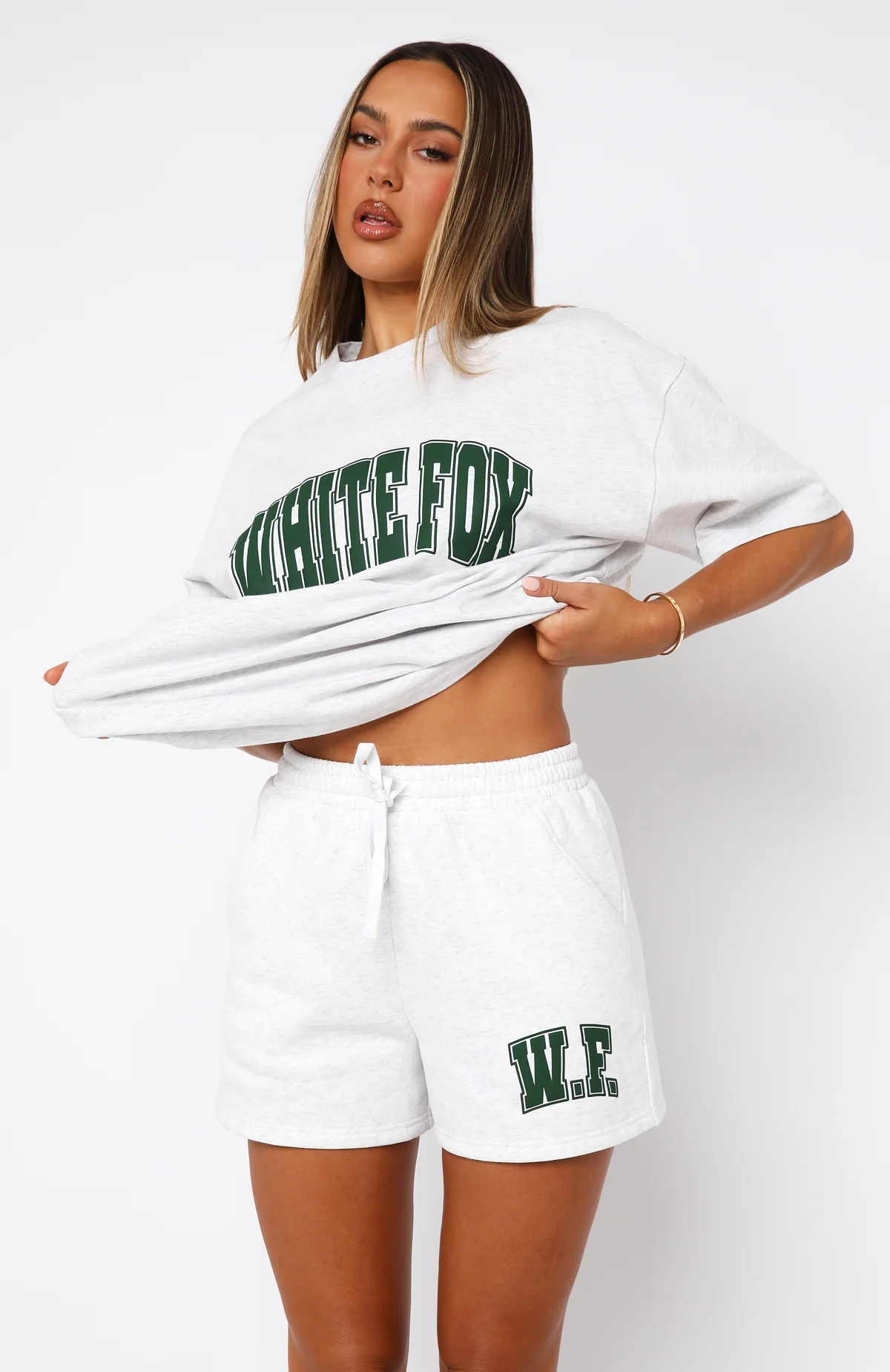 Decade Classics Varsity Lounge Shorts Grey Marle Decade Classics Varsity Lounge Shorts Grey Marle