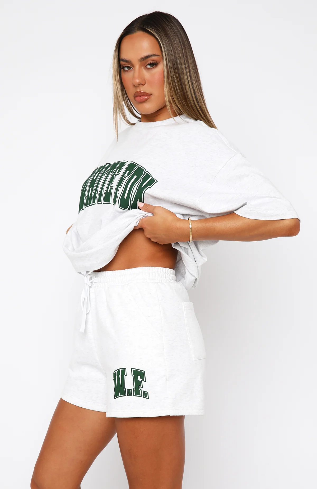 Decade Classics Varsity Lounge Shorts Grey Marle Decade Classics Varsity Lounge Shorts Grey Marle