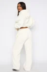 Don’t Lose Me Wide Leg Sweatpants Off White
