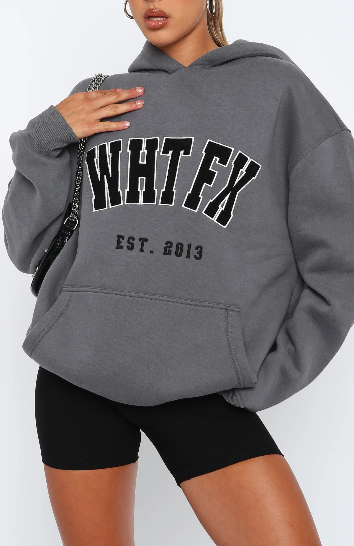 Give It Away Oversized Hoodie Charcoal Give It Away Oversized Hoodie Charcoal