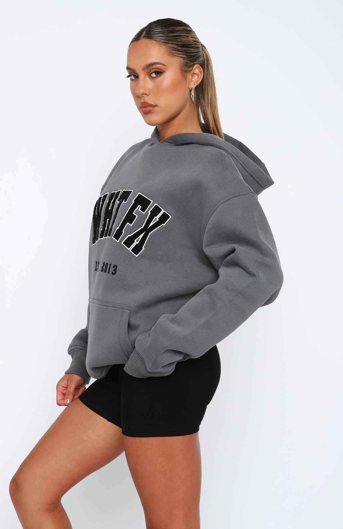 Give It Away Oversized Hoodie Charcoal Give It Away Oversized Hoodie Charcoal