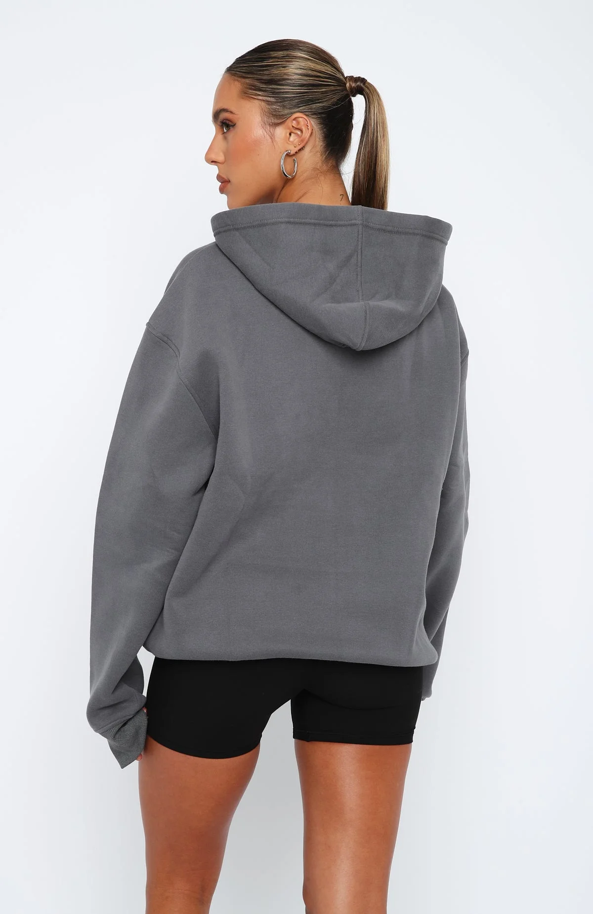 Give It Away Oversized Hoodie Charcoal Give It Away Oversized Hoodie Charcoal