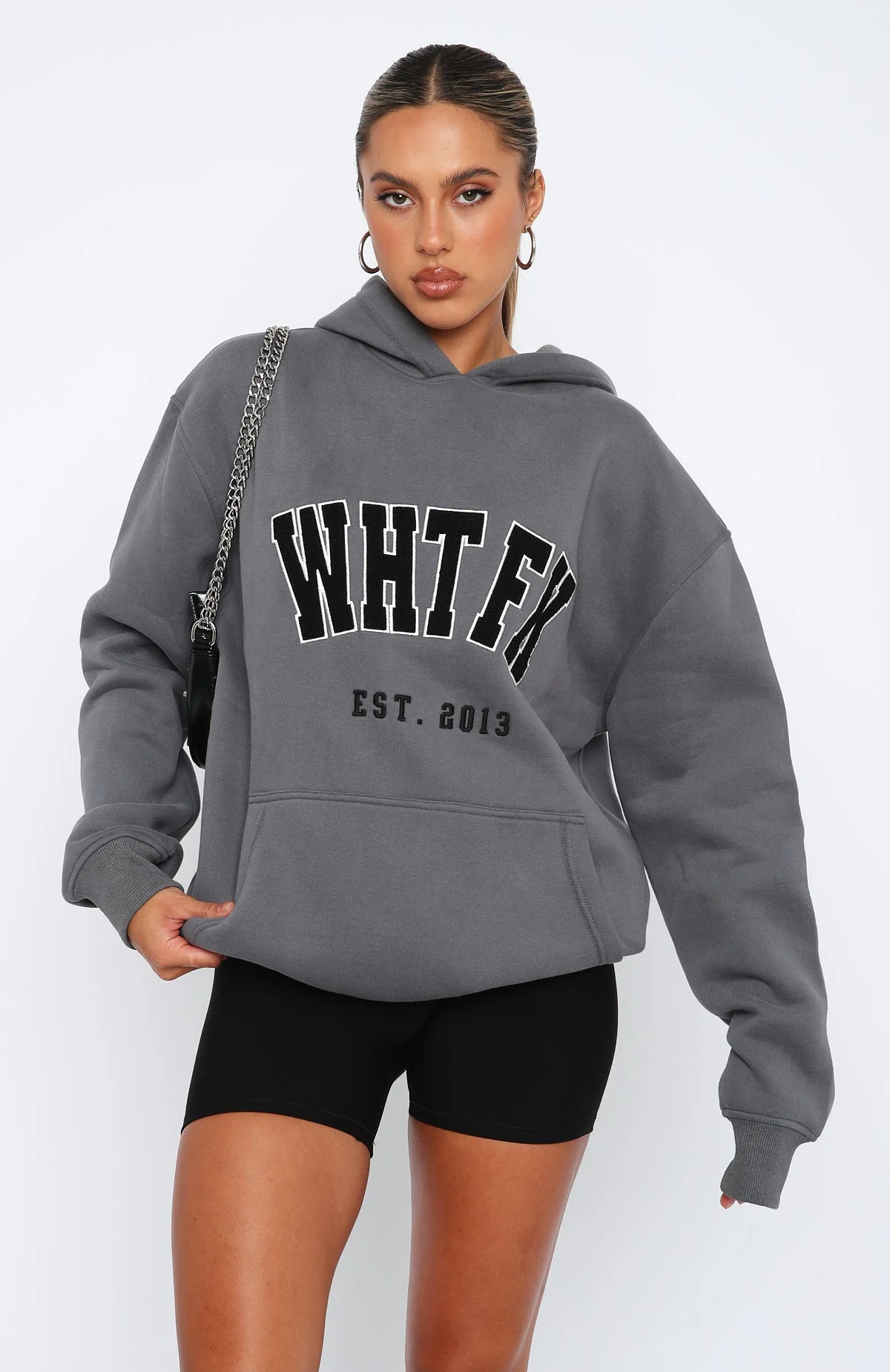 Give It Away Oversized Hoodie Charcoal Give It Away Oversized Hoodie Charcoal