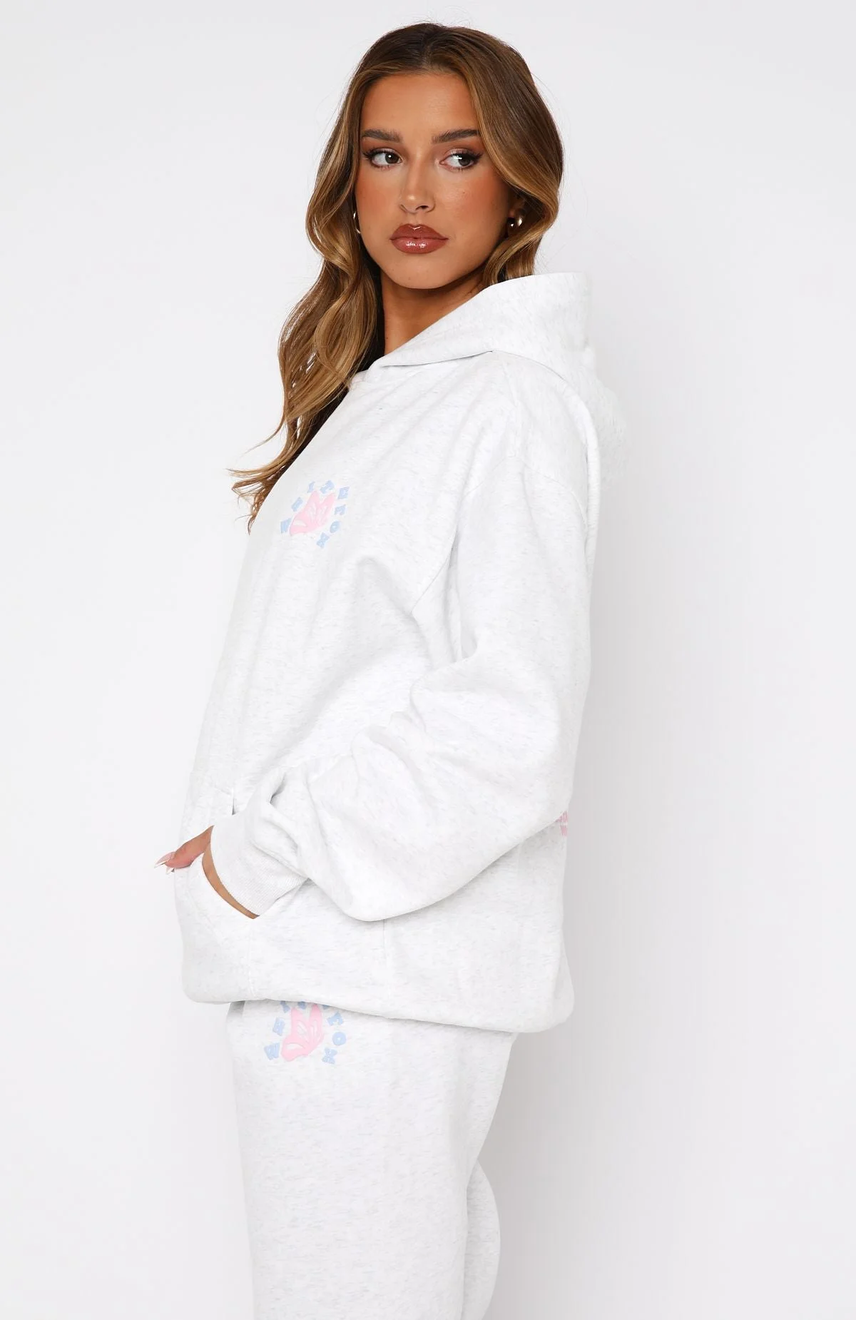 Give You The Best Oversized Hoodie Grey Marle Give You The Best Oversized Hoodie Grey Marle