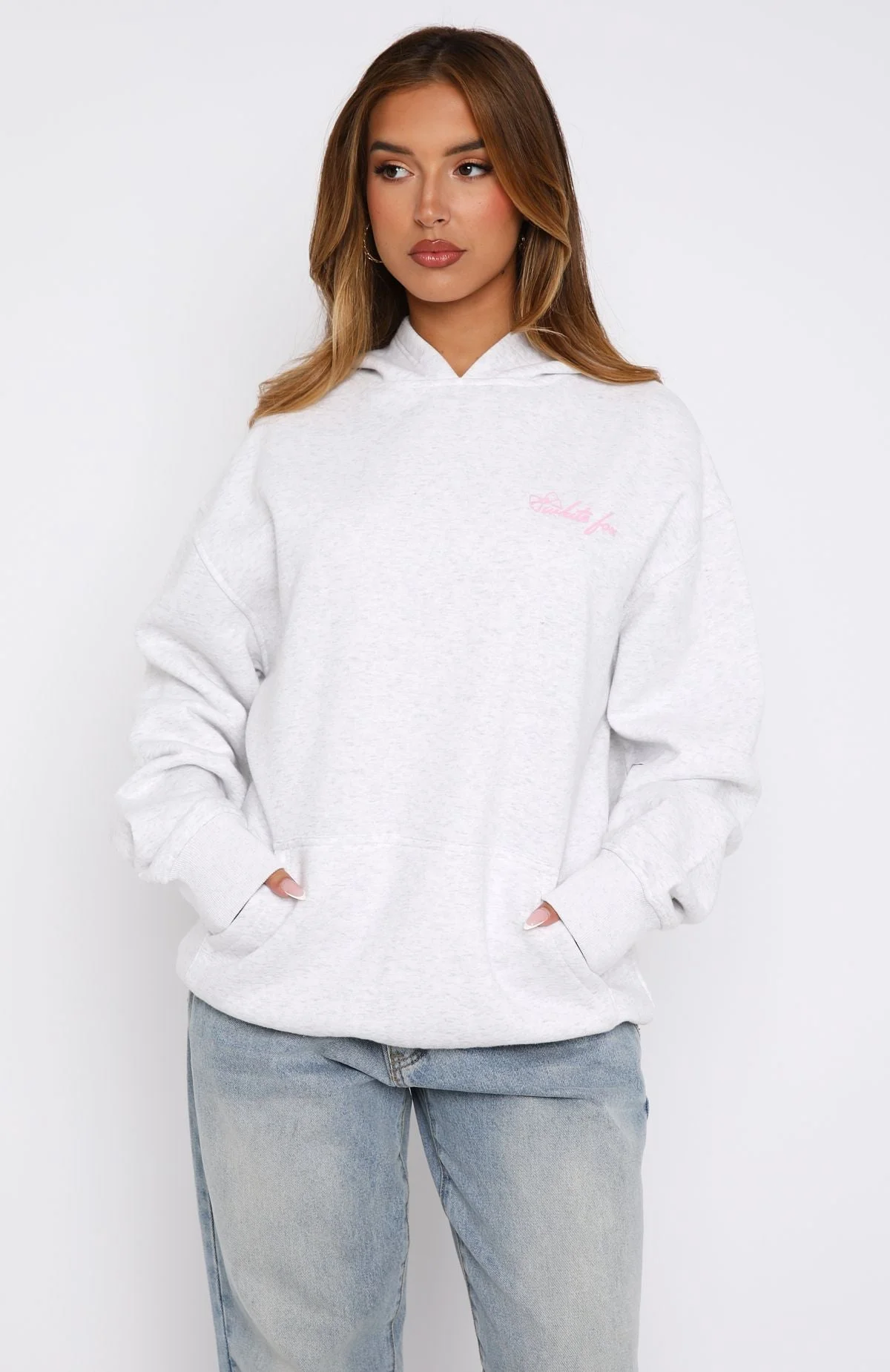 Got What You Need Oversized Hoodie Grey Marle Got What You Need Oversized Hoodie Grey Marle