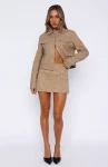 Hold Tight PU Jacket Camel