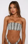 In The Sea Bikini Top Monochrome
