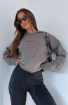 It’s Cool Knit Hoodie Charcoal
