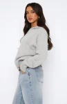 It’s Cool Knit Grey White Fox Hoodie