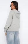 It’s Cool Knit Grey White Fox Hoodie