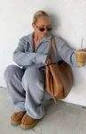 Let’s Get Cosy Knit Sweater Grey Marle