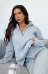 Let’s Get Cosy Knit Sweater Grey Marle