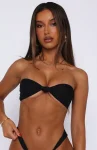 Ocean Baby Top Black Bikini