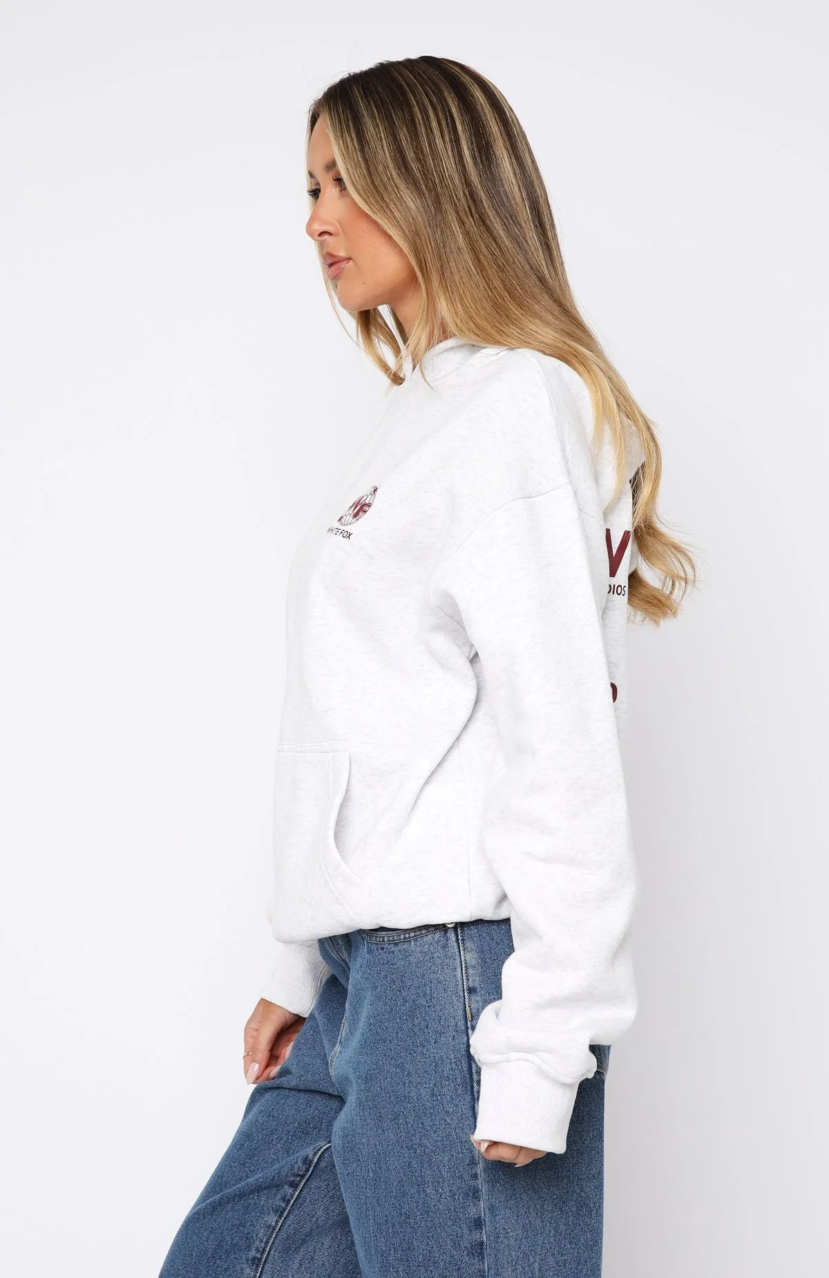 Originals Club Oversized Hoodie Grey Marle Originals Club Oversized Hoodie Grey Marle