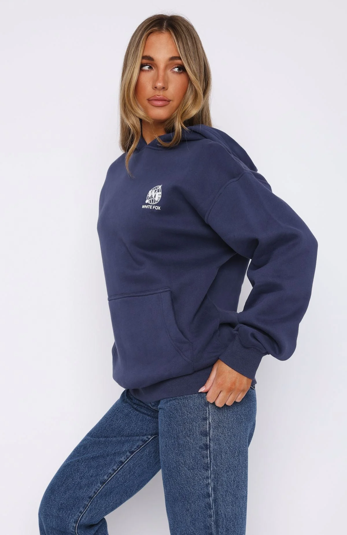 Originals Club Oversized Hoodie Navy Originals Club Oversized Hoodie Navy