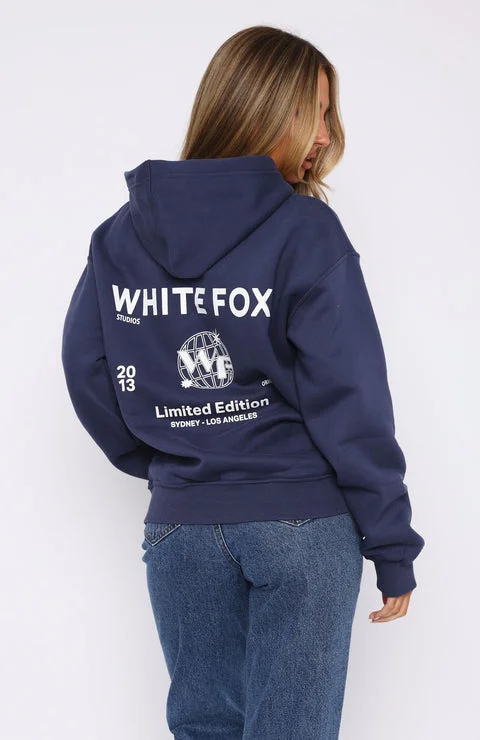 Originals Club Oversized Hoodie Navy Originals Club Oversized Hoodie Navy