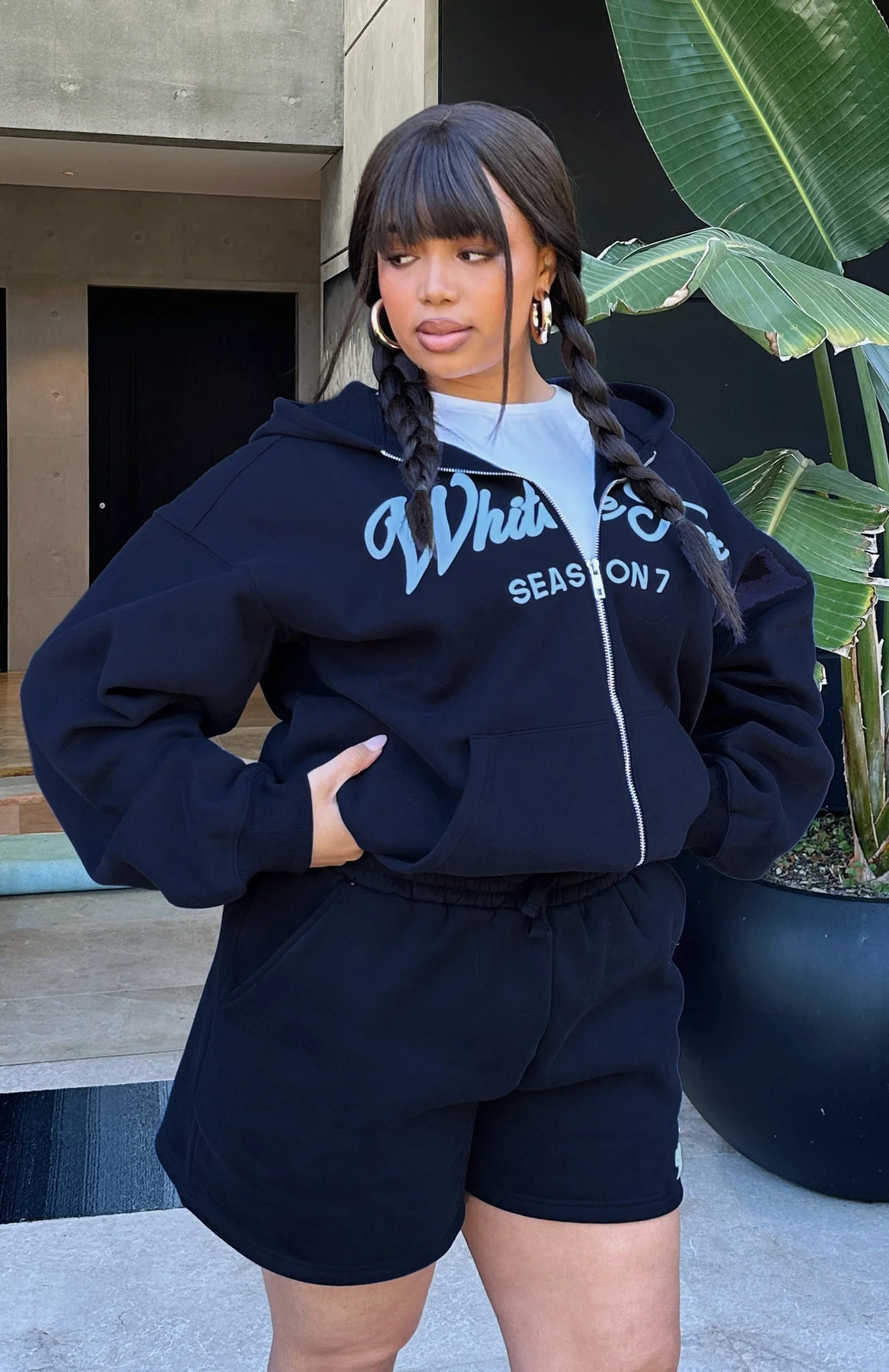 Season 7 Zip Front Hoodie Deep Sea Season 7 Zip Front Hoodie Deep Sea