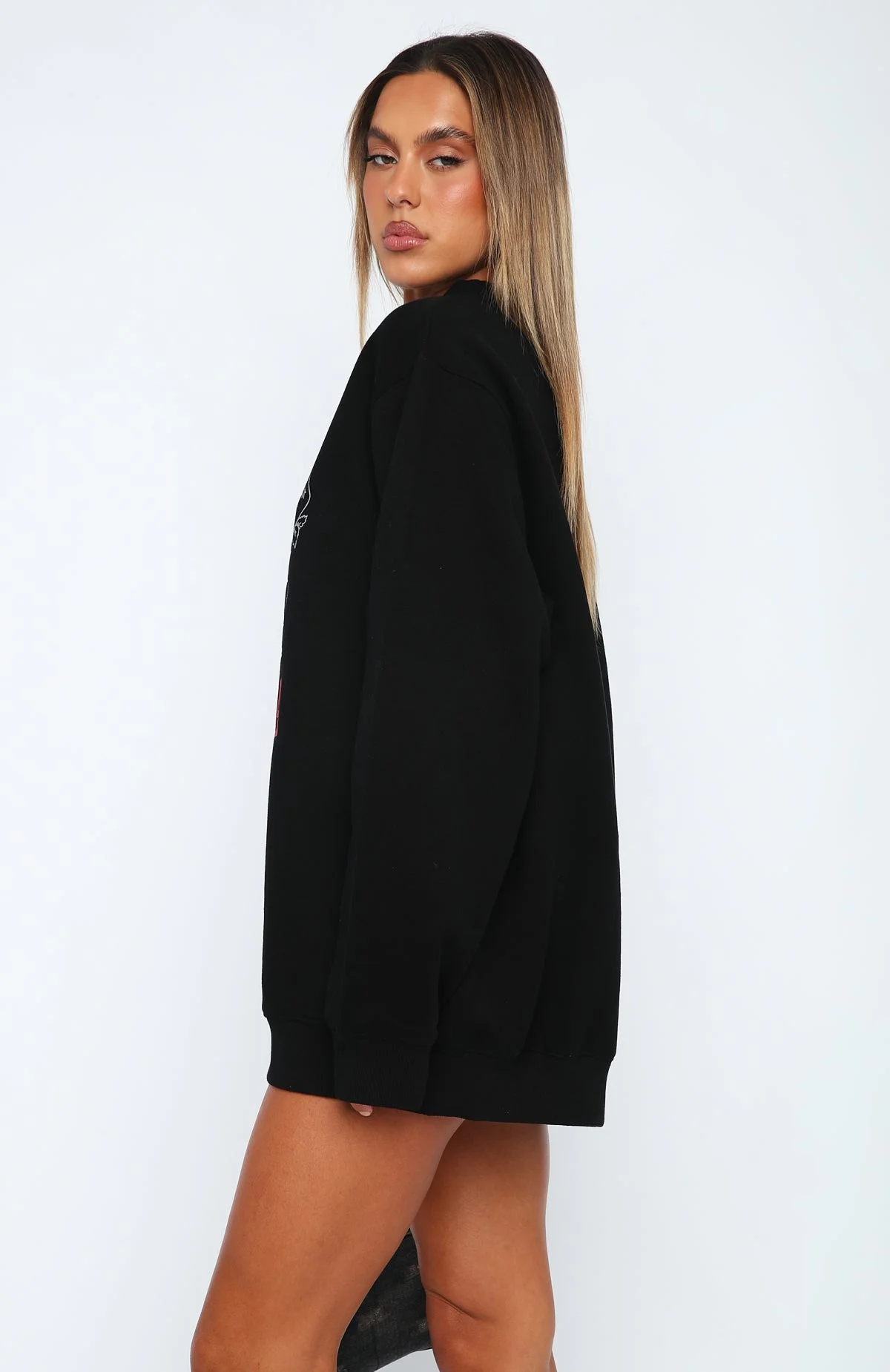 Situationship Oversized Sweater Black Situationship Oversized Sweater Black